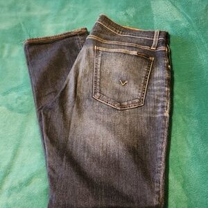Hudson Jeans Dark Blue Straight-Leg Jeans